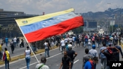 La protesta del 30 de abril en las cercanías de La Carlota.