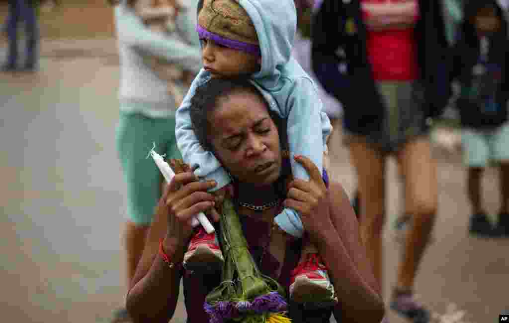 APTOPIX Cuba Saint Lazarus