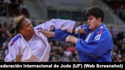 La judoca cubana Dayle Ojeda / Foto: Federación Internacional de Judo (IJF)
