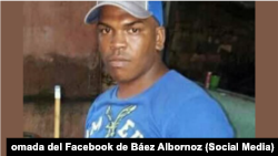 Yoanky Báez Albornoz, prisionero político del 11J (Tomada del Facebook de Báez Albornoz)