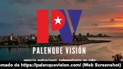 El logo de la agencia Palenque Visión.