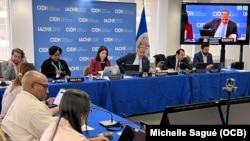 Una audiencia sobre Cuba en la sede de la CIDH, en Washington, DC. (OCB/Sagué/Archivo).