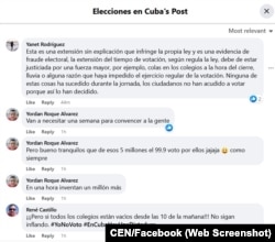 Comentarios en anuncio del CEN de extensión de las votaciones hasta las 7:00 PM.