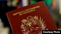 Pasaporte venezolano.