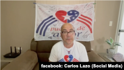 Carlos Lazo, líder de la organización "Puentes de Amor".