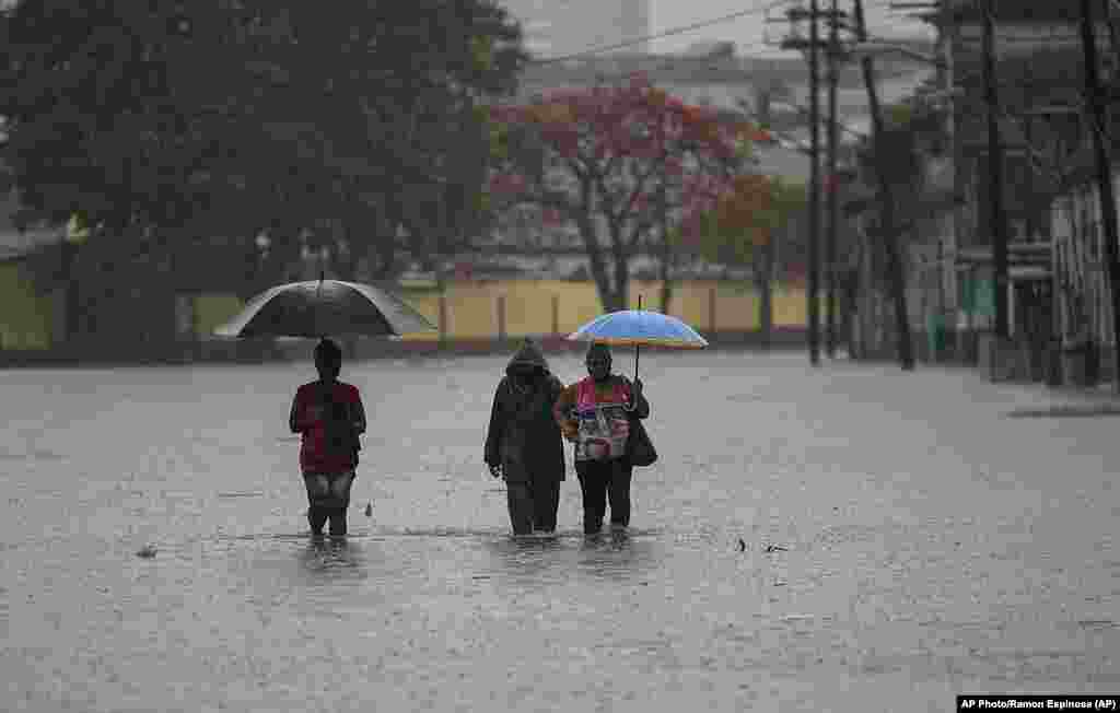 Inundaciones en La Habana el 3 de junio de 2022.