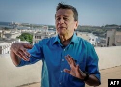 El jefe negociador del ELN en La Habana, Pablo Beltrán