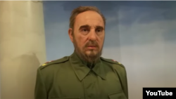 La figura de cera de Fidel Castro en el museo Madame Tussauds de New York.