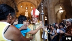 Toma de posesión del nuevo arzobispo de La Habana, Juan de la Caridad García Rodríguez