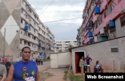 Barrio de Alamar, Habana del este, Cuba.