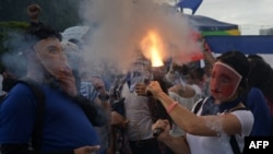 Pese a la represión, los manifestantes salen a las calles en Nicaragua. 