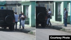 Operativo contra las Damas de Blanco en Matanzas (Foto de Ivan Hernández Carrillo)