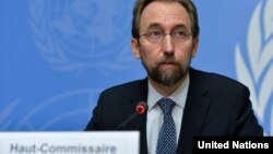 El Alto Comisionado de la ONU para los derechos humanos, Zaid Ra'ad al-Hussein.