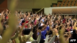 Votación de delegados al VI Congreso del Partido Comunista de Cuba (PCC). Foto Archivo.