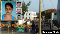 Arriba izquierda: Leidy Maura Pacheco y los tres hombres que la violaron y asesinaron en Junco Viejo, Cienfuegos. 