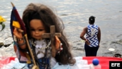 Procesión a la Virgen de Regla