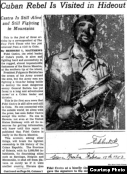 El reportaje de Herbert L. Matthews.