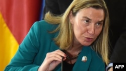 La alta representante de la UE para la Política Exterior, Federica Mogherini.