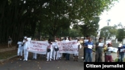 La jornada #TodosMarchamos culminó con el arresto de sus participantes.