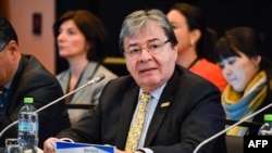 Carlos Holmes Trujillo, canciller de Colombia.