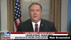 Mike Pompeo entrevistado por Bret Baier de Fox News.