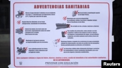 Advertencia sobre los casos de cólera en Cuba y las medidas a tomar. 