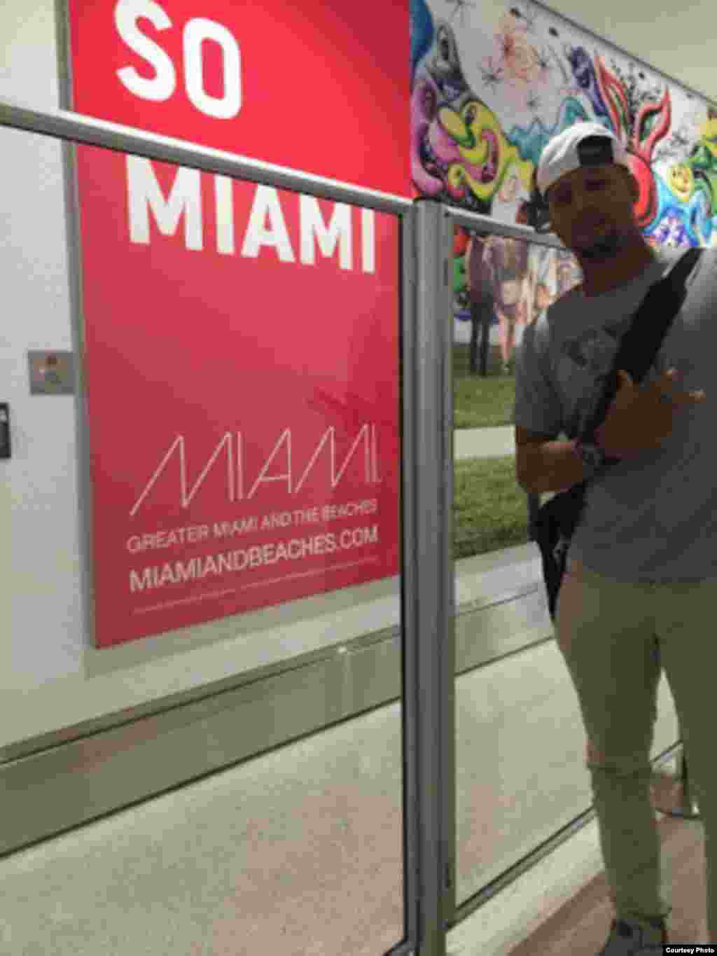 Yulieski Gourriel en Miami. Una foto proporcionada por el sitio SwingCompleto.