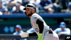 El pelotero cubano Yoan Moncada, de 29 años, actual jugador de los Medias Blancas de Chicago