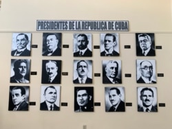 Fotos de presidentes de la República de Cuba.