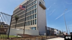 Embajada de EEUU en La Habana, Cuba.