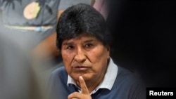 El expresidente de Bolivia, Evo Morales