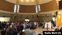 Misa en la Ermita de la Caridad el domingo 21 de julio de 2019, en honor al fundador del CCPDH, Ricardo Bofill.