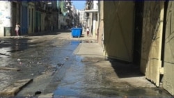  Vecinos denuncian contaminacion con aguas albañales en la Habana Vieja