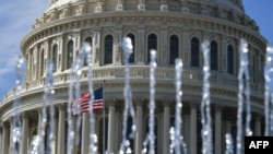 Vista del Capitolio, sede del Congreso de los Estados Unidos. (Mandel Ngan/AFP)