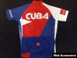 El uniforme del equipo Cuba.