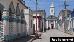 Vista de la iglesia Parroquial de Sagua la Grande.