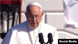 Papa Francisco en la Casa Blanca.