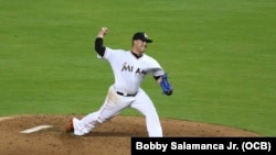 José Fernández hizo su apertura número 29 en el Marlins Park