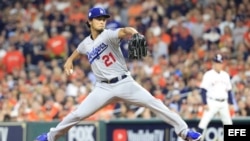 El lanzador abridor de los Dodgers, Yu Darvish.