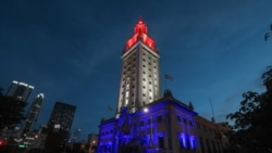 Vigilia en la Torre de la Libertad por Alcántara y otros presos políticos cubanos