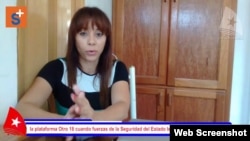 La periodista independiente y activista cubana Iliana Hernández. (YouTube)