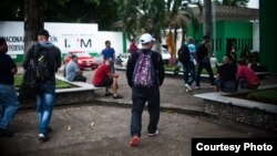 Estación migratoria de Tapachula, Chiapas, en México. Foto Archivo.