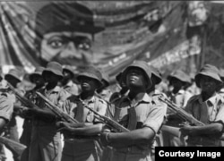 Tropas de la UNITA en Angola.