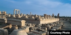 El templo de Nabu, en la ciudad arqueológica de Nimrud, en el norte de Irak, antes de ser volado por los aires.