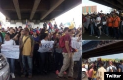 La oposición se lanzó a la calle en protesta contra la suspensión del revocatorio contra el presidente Maduro.