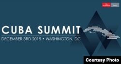 Logo de la conferencia "The Cuba Summit: A New Chapter", organizada por la revista "The Economist".