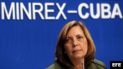 Josefina Vidal, directora general para EEUU del Ministerio de Relaciones Exteriores.