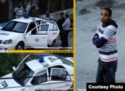 Vigilancia sede Damas de Blanco Domingo 26 de noviembre Foto de Angel Moya