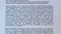 Carta de Ariel Ruiz Urquiola