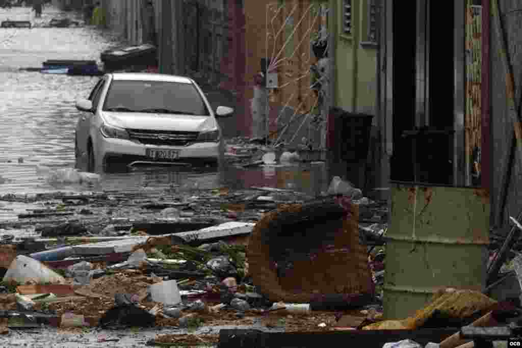 Afectaciones de Irma en La Habana. Foto Elio Delgado. 